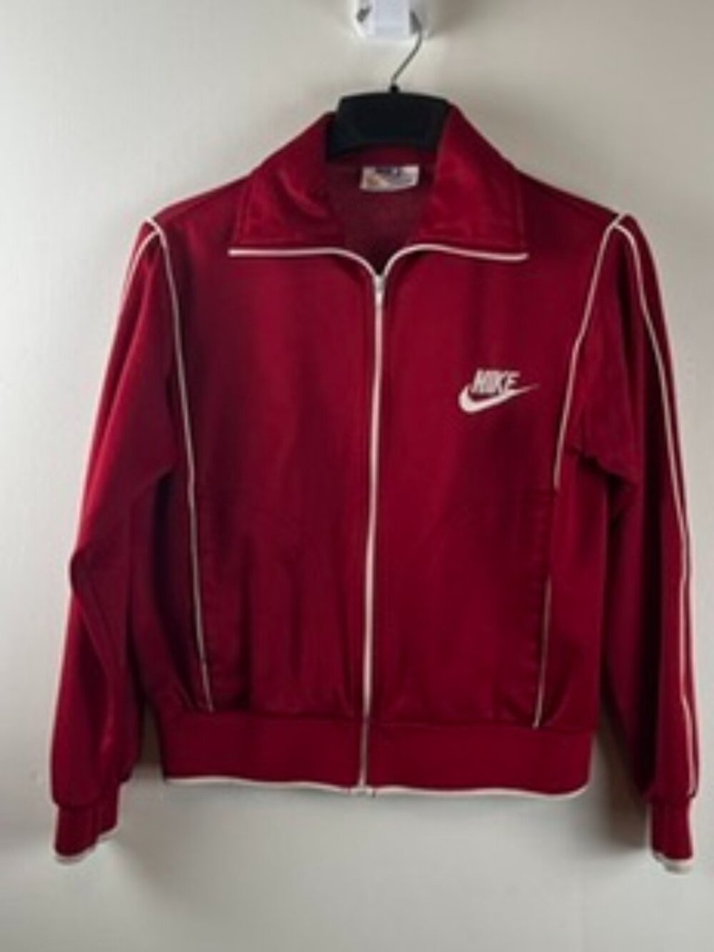 Authenic Orange Tag 1970-80s Retro Style Nike Track Jacket